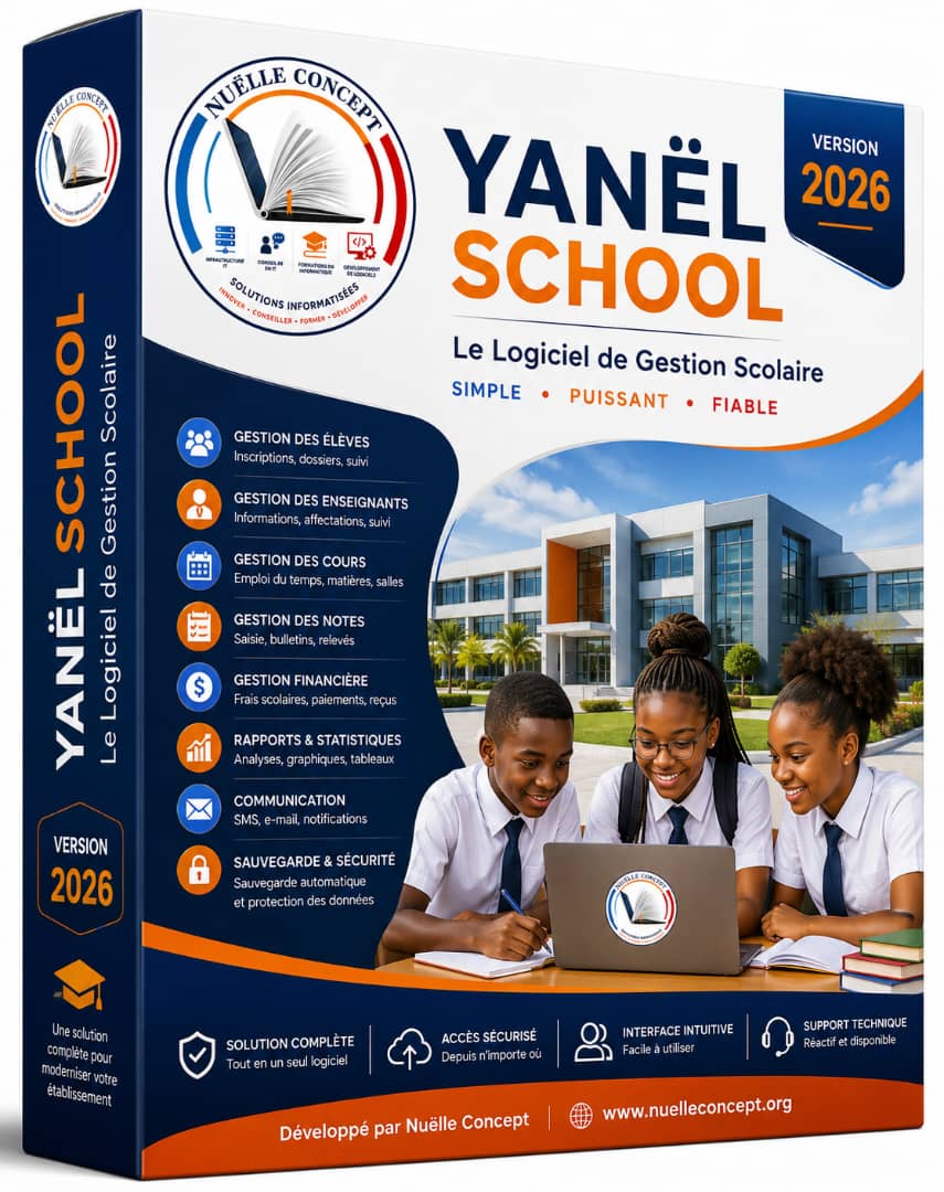 Yanël School - Tableau de bord